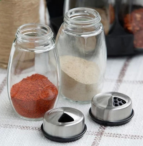7-Piece Glass Spice Rack Set